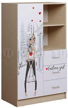 Шкаф комбинированный Вега New Girl